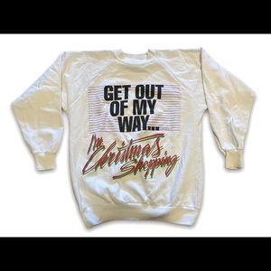 Vintage 80s Christmas sweatshirt size Medium